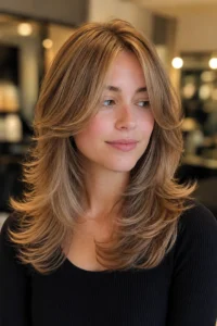 38. Feathered Layers for Fine Hair