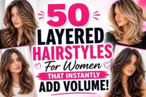 Layered hairstyles for wome