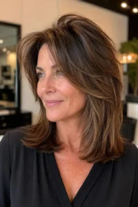 23. Collarbone Layers with Textured Crown