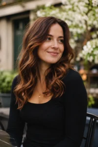 12. Auburn-Kissed Brunette
