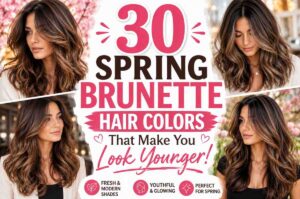 spring brunette haircolors