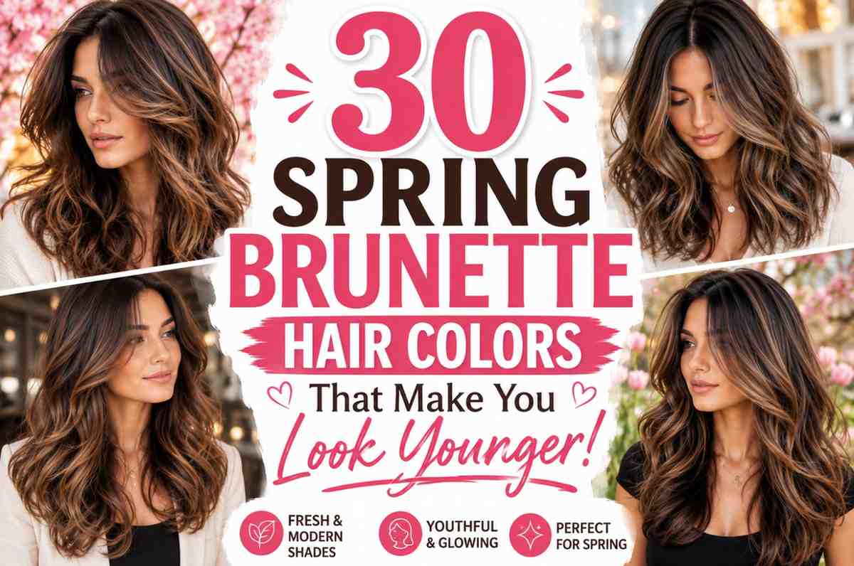 spring brunette haircolors