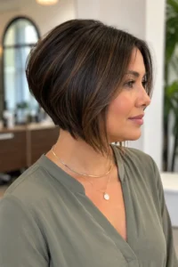 17. Razored Bob with Point-Cut Ends