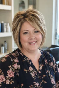 22. Layered Bob with Volume at the Crown