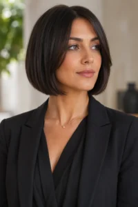 9. Blunt Bob with Soft Layers