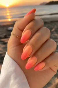 1. Coral Sunset Ombre