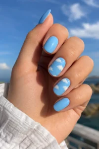 13. Blue Sky with White Clouds