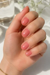 22. Sheer Jelly Nails