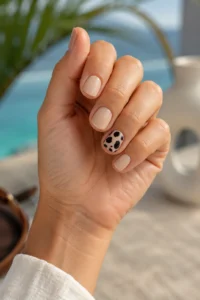 28. Cow Print Accent