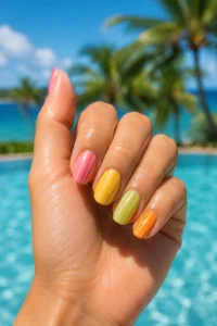 5. Fruity Stripe Accent