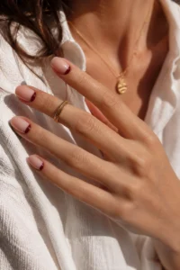 25. Reverse French Manicure