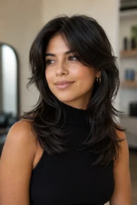 11. Heavy-Remove Shag with Thinning Shears