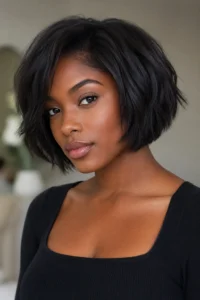 18. Point-Cut Textured Bob