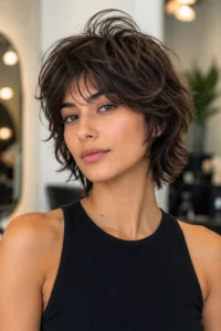 26. Full Razor-Cut Short Shag