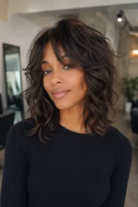 28. Razor-Cut Wavy Shag