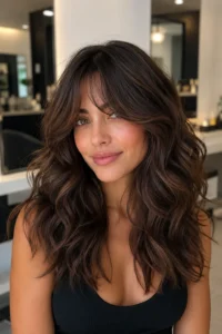 40. Soft Wavy Shag with Curtain Fringe 2026