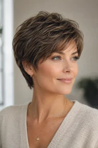 30. Micro-Layered Fine Hair Pixie