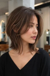 22. Collarbone Skimming In-Between Cut