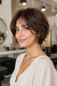 25. Soft Feminine In-Between Cut