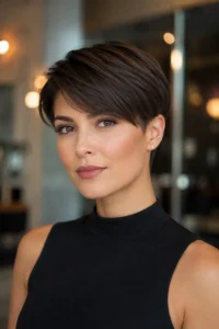19. Sleek Tapered Pixie Bob