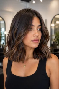 35. Blunt Cut with Soft Interior Layers