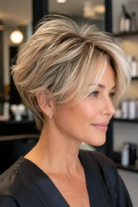 39. Root-Boost Layer Cut for Fine Hair