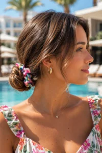 17. Knotted Low Bun