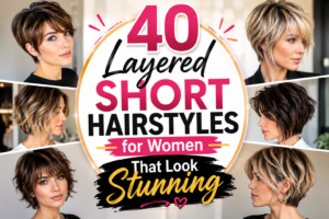 Layered Short Hairstyles for Women