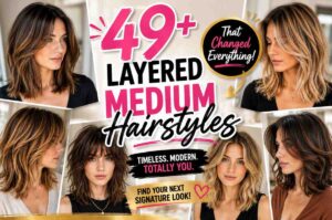 layered medium hairstyles