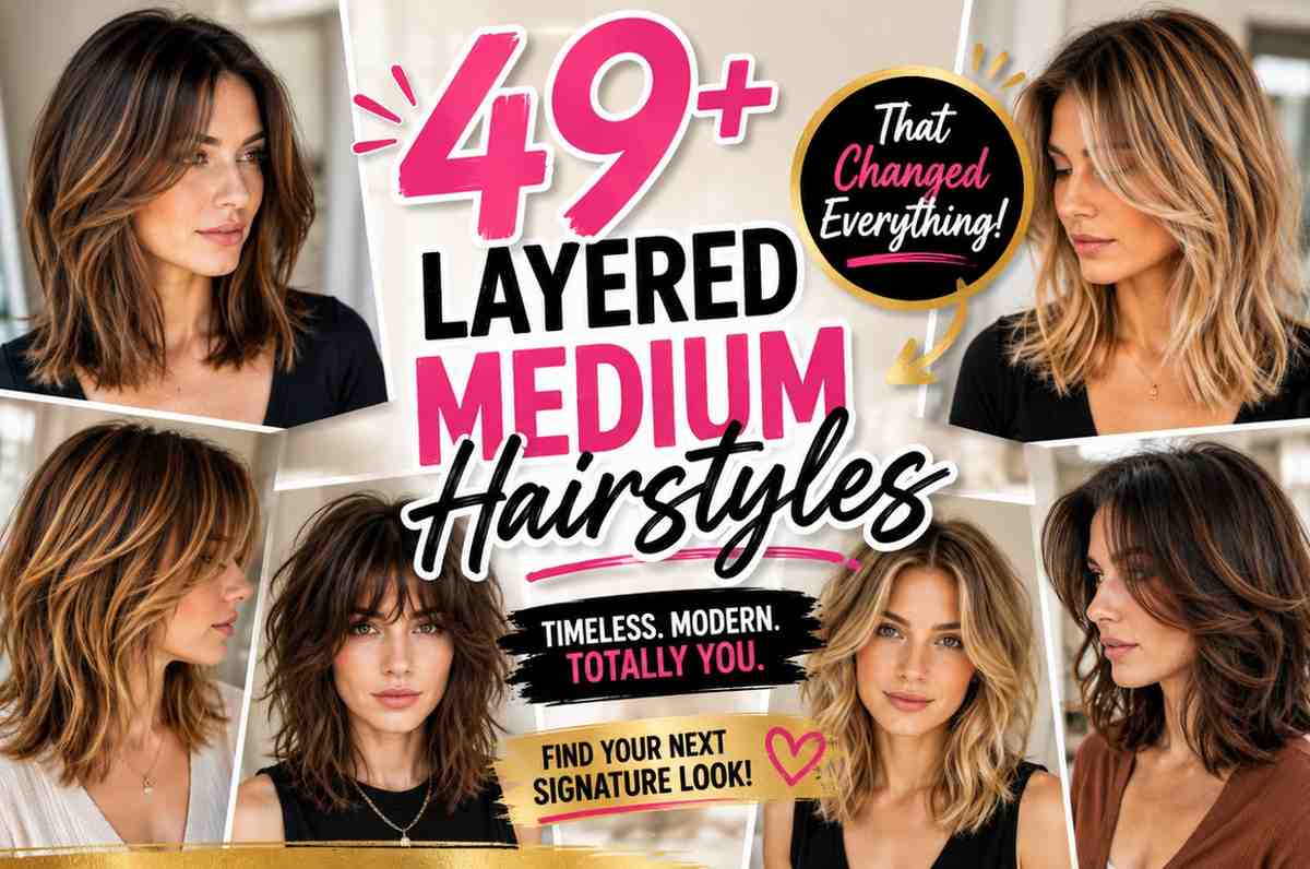 layered medium hairstyles