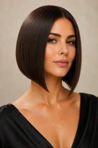 23. Sleek Straight Bob