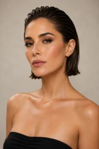 21. Slicked Back Bob