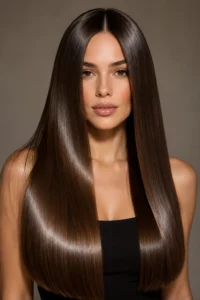 13. Clear Hair Gloss for Instant Glass Hair