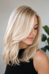 9. Vanilla Blonde Hair Glaze for Soft Brightness
