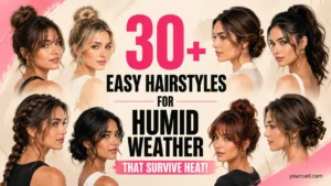 Easy Hairstyles for humid weather
