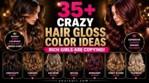 crazy hair gloss color ideas