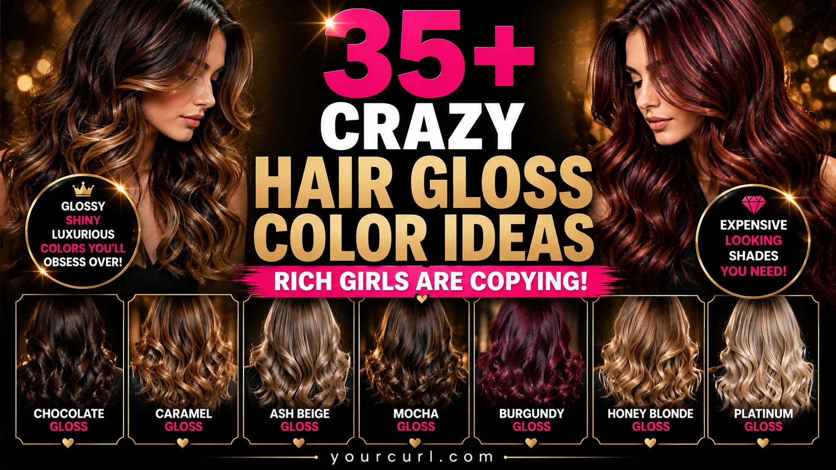 crazy hair gloss color ideas