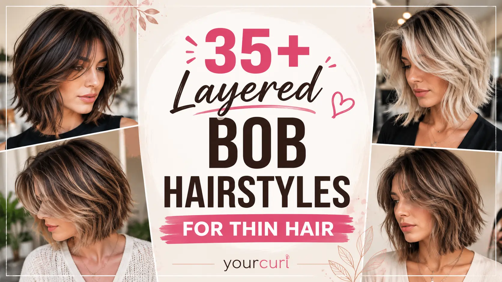 layered bob hairstyles for thin hair