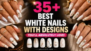 Best white nails with designs