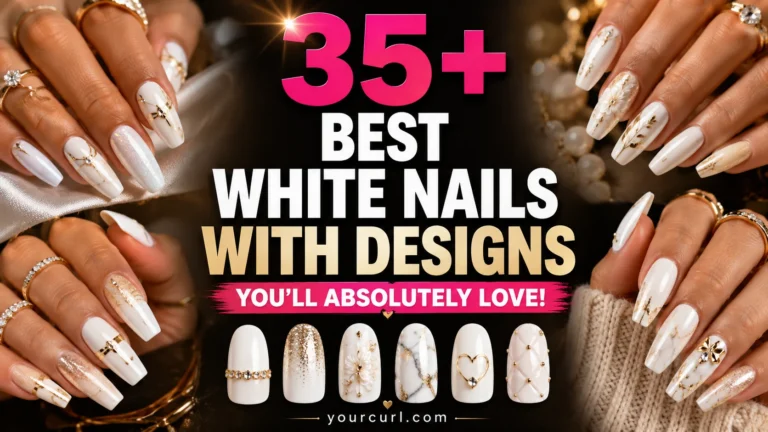 Best white nails with designs