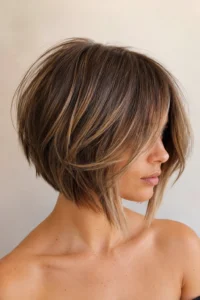 30. Angled Layered Bob