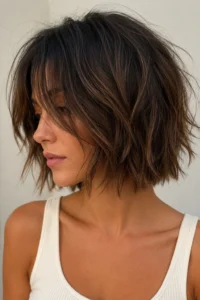 27. Messy Layered Bob