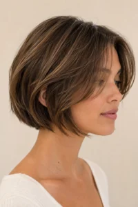 31. Jaw-Length Layered Bob