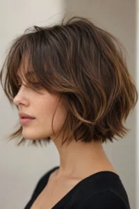 35. Modern Parisian Layered Bob