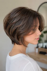 12. Stacked Layered Bob