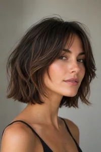 10. French Layered Bob