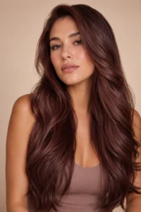 24. Rosewood Brunette With Muted Rosy Undertones