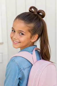 15. Easy Loop-Through Ponytail