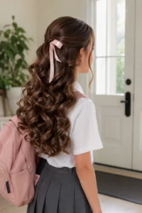 47. Silk-Ribbon Heatless Curls