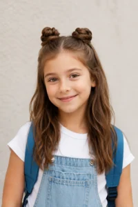 4. Mini Space Buns With Loose Lengths